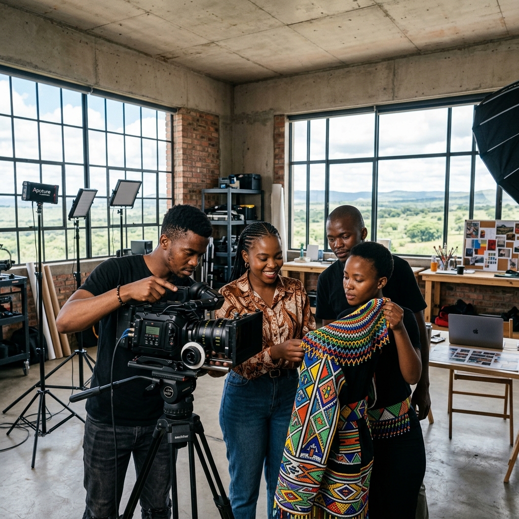Collaborative creative studio at Nosamukelo